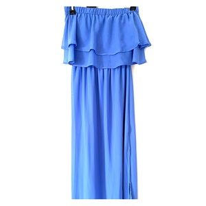 Gorgeous Perriwinkle Strapless Dress